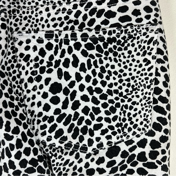 Re/Done | Originals High Rise Ankle Crop Jean White Cheetah | 26 - Picture 6 of 13